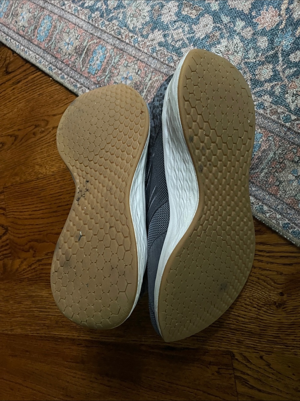 New Balance Men’s Dark Gray Athletic Sneakers - Picture 5 of 6